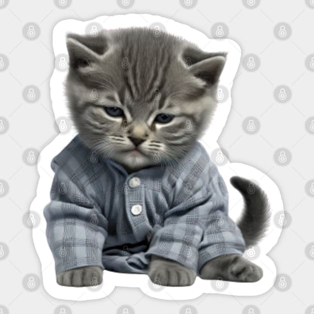 Kitten pajamas on sale